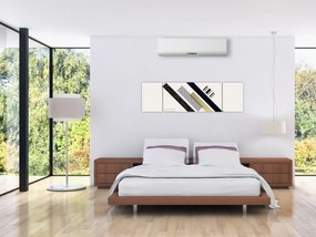 Obraz - Kształty geometryczne N⁰5 (170x50 cm)