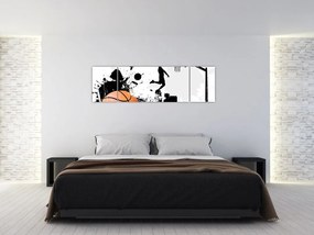 Obraz - Koszykarz (170x50 cm)