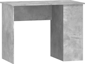 Szare biurko z półkami w kolorze beton E8-C36