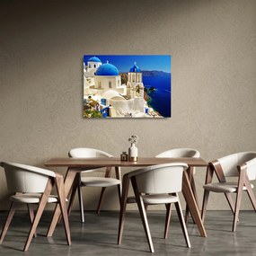 Obraz na szkle - Santorini, Grecja (70x50 cm)