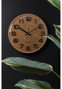 Karlsson 6022GD designerski zegar ścienny złoty, średnica 30 cm