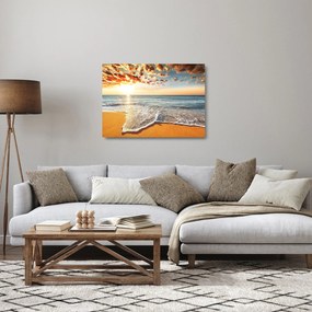 Obraz na szkle - Wschód słońca (70x50 cm)