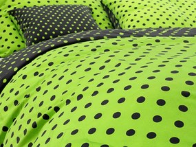 PrzytulneMieszkanie.pl PrzytulneMieszkanie.pl Bawełniana pościel COLAM GREEN zielona Rozmiar pościeli: 2 szt 70 x 90 cm | 200 x 220 cm
