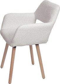 Krzesło do jadalni MCW-A50 II (zestaw 6 sztuk),  kremowe