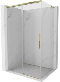 Mexen Rox L kabina prysznicowa rozsuwana 120 x 75 cm, transparent, złota - 8C2L-120-075-50-00