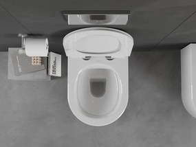 Mexen Sofia miska wc Rimless z deską wolnoopadającą slim, duroplast, biała połysk - 30540100