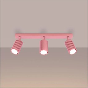 Brilagi - Oprawa punktowa LED CRESTO 3xGU10/10W/230V różowa
