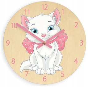 Zegar ścienny cichy do pokoju dziecięcego drewniany nowoczesny dekoracyjny