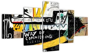 Obraz - Graffiti (125x70 cm)