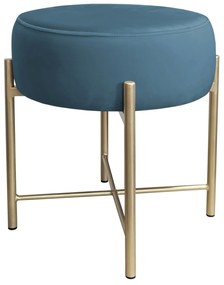 Taboret Pola noga metalowa złota MG33