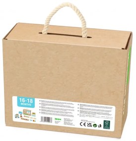 Tooky toy box pudełko xxl montessori edukacyjne 7w1 sensoryczne 16-18 mies.