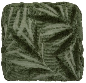 Poduszka do siedzenia na podłodze Miska, wzór w liście, 48 x 48 x 14 cm