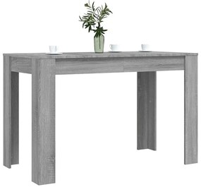Prostokątny minimalistyczny stół szary dąb B6-S58