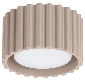 Plafon AURA 1 taupe GX53 ryflowany SOLLUX  LIGHTING