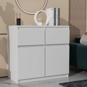 Komoda MERAVIGLIA 80 cm do Salonu Sypialni Biały