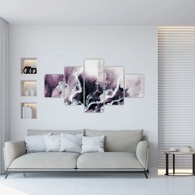 Obraz - Fioletowy marmur N⁰2 (125x70 cm)