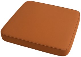 Poduszka na krzesło zewnętrzne VIREON 44x45 cm, brązowo-pomarańczowa