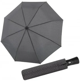 Fiber SUPERSTRONG - męski automatyczny parasol w kropki