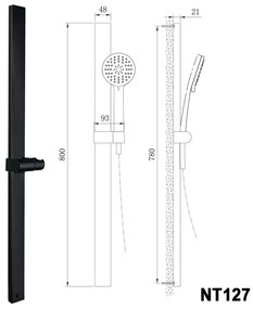 Bateria prysznicowa Bateria ścienna 4021