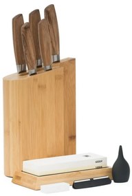Blok na noże G21 Gourmet, bambusowy na 5 noży