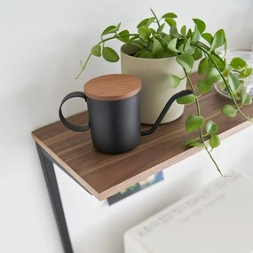 Biało-naturalna drewniana dodatkowa półka 28,5x8,5 cm Tower – YAMAZAKI