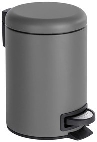 Kosz łazienkowy LEMAN MATT, pojemnik na śmieci, 3 l, WENKO