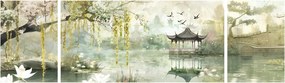 Obraz - Chińskie jezioro (170x50 cm)