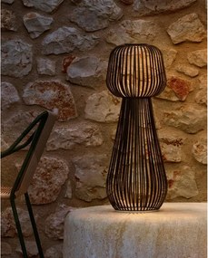 Lampa zewnętrzna stołowa LED ze ściemniaczem solarna (wysokość 70 cm) Reiba – Kave Home