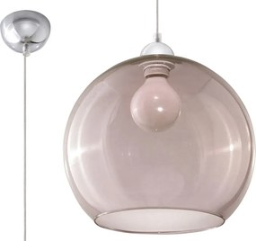 Szklana lampa wisząca LED H8-S90