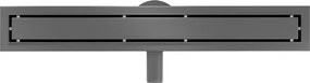 Mexen Flat 360° M13 odpływ liniowy obrotowy 2w1 60 cm, gun gray szczotkowany - 1E10060-40