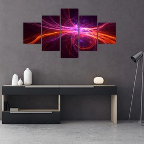 Obraz nowoczesnej abstrakcji (125x70 cm)