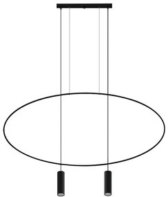 Czarna industrialna lampa nad stół - EX593 Lafis 3X