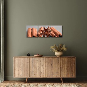 Obraz cynamonu (z zegarem) (90x30 cm)