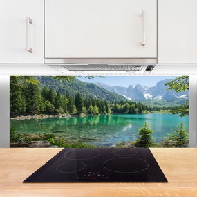 Panel Szklany Górski Pejzaż Nad Wodą