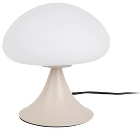 Szara lampa stołowa (wysokość 21 cm) Hongo – Leitmotiv