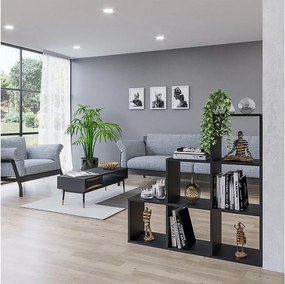 Półka na schody czarny 107.2x29x107.8