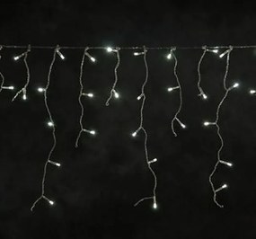 Świąteczny świetlny deszcz - 5 m, 144 LED, zimna biel