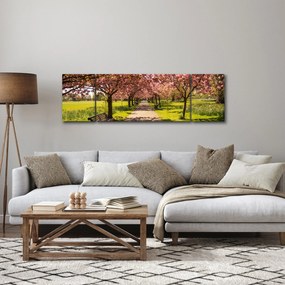 Obraz - sad czereśniowy (170x50 cm)