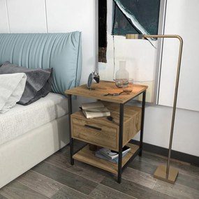 Stolik nocny Alba Black