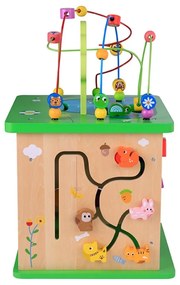 Tooky toy kostka edukacyjna sorter labirynt przeplatanka zwierzątka