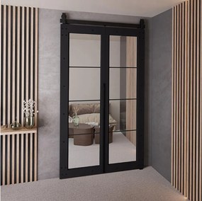 Drzwi Przesuwne QUDIO M6 Czarny 100