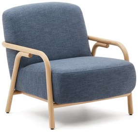 Niebieski fotel Sylo – Kave Home