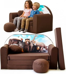 Kanapa/sofka Dla Dziecka, Piankowa Rozkładana 160cm - K8