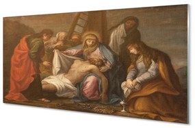 Szklany Panel Ukrzyżowany Jezus