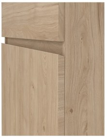 Komoda w dekorze dębu w naturalnym kolorze 80x100x40 cm Naia – Tvilum