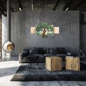 Obraz – Splecione drzewo życia (125x70 cm)
