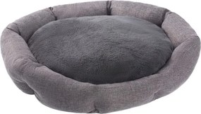 Petstuff Legowisko dla psa Octagon, 50 x 57 x 13 cm, szare