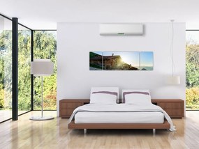 Obraz - Poranek w Alpach, Tyrol (170x50 cm)
