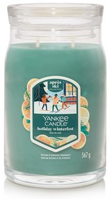 Yankee Candle Świeca zapachowa duża Signature Holiday Winterfest, 567 g, L