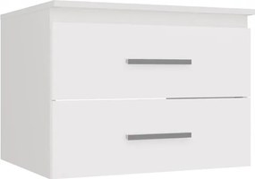 Biała szafka łazienkowa z szufladami  60 cm K2-W16